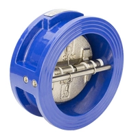 Обратный клапан двухстворчатый межфланцевый REON тип RSV32-T DN450 PN16